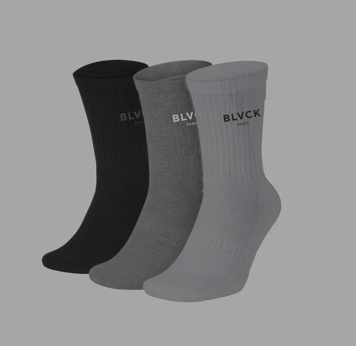 BLACK PARIS (Chaussettes, lot 3 paires) 39-42