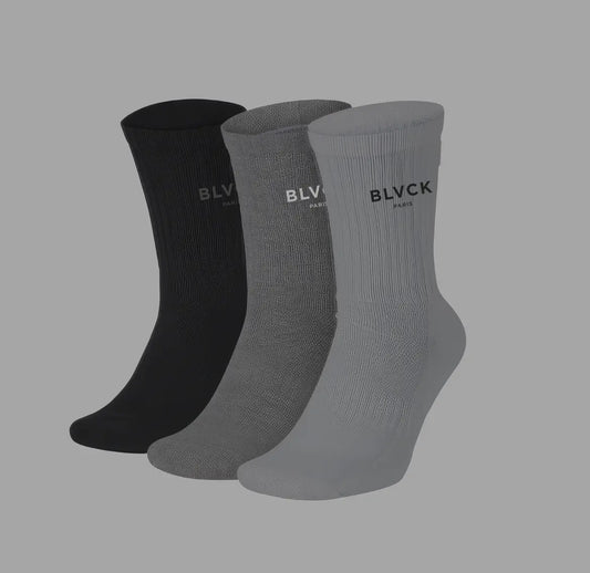 BLACK PARIS (Chaussettes, lot 3 paires) 39-42