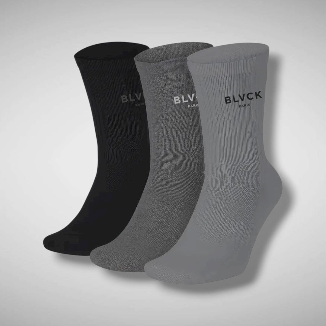 BLACK PARIS (Chaussettes, lot 3 paires) 39-42