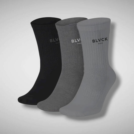 BLACK PARIS (Chaussettes, lot 3 paires) 39-42