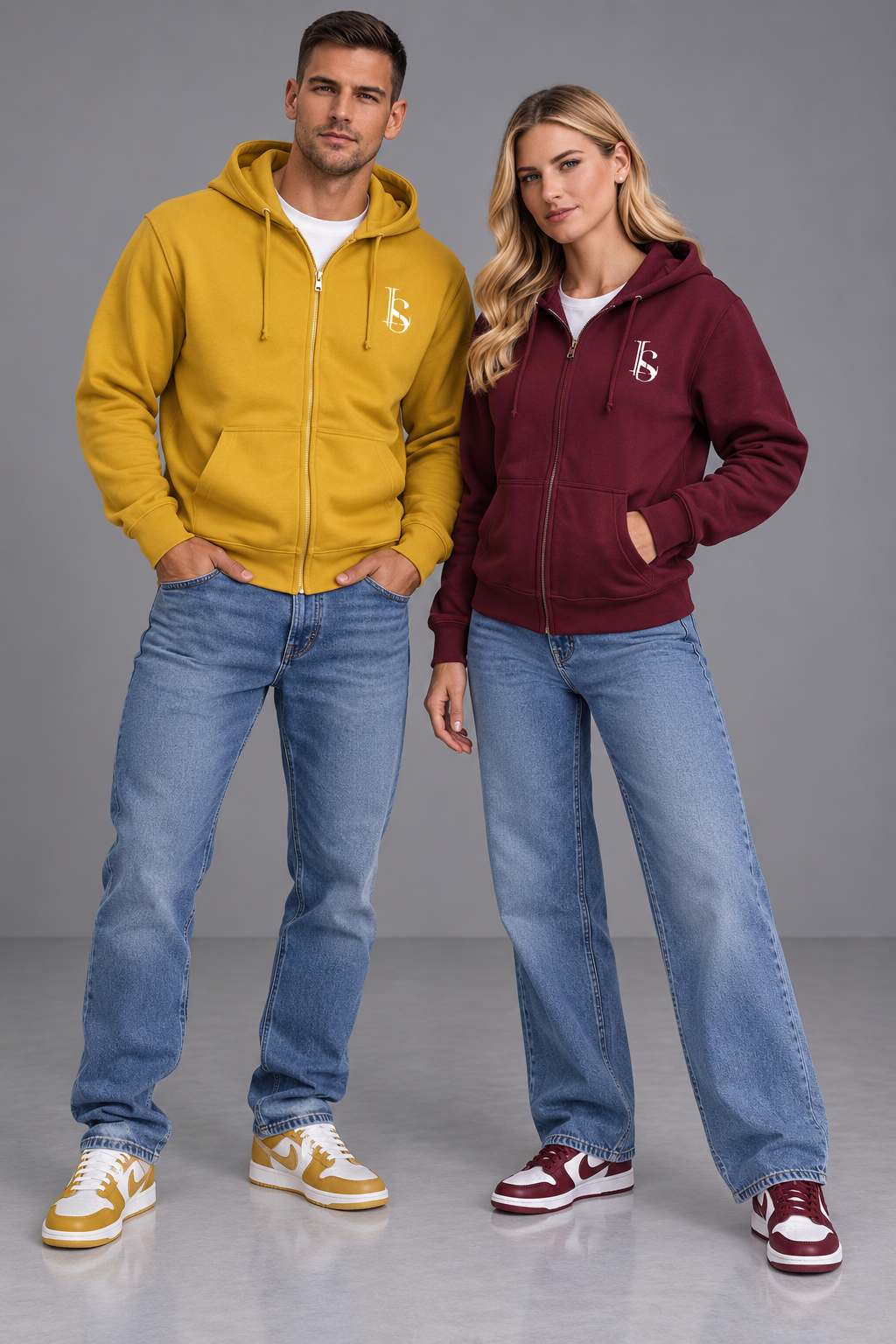 Sweat à capuche zippé Unisexe