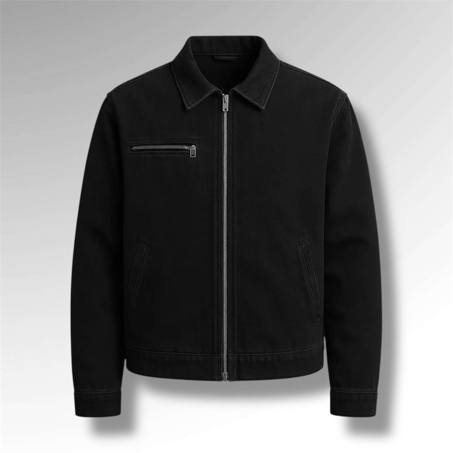 Veste zippé essentielle noir BLACK PARIS