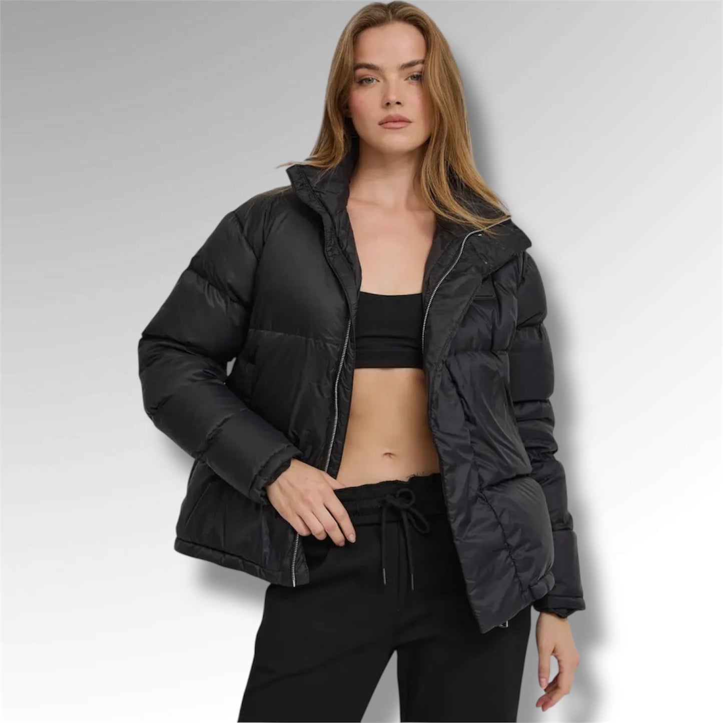 Manteau rembourré magnétique BLACK PARIS