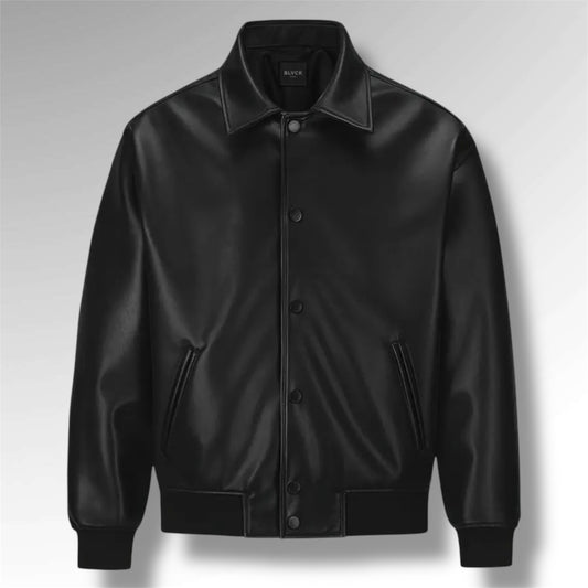 Veste enduite noir BLACK PARIS