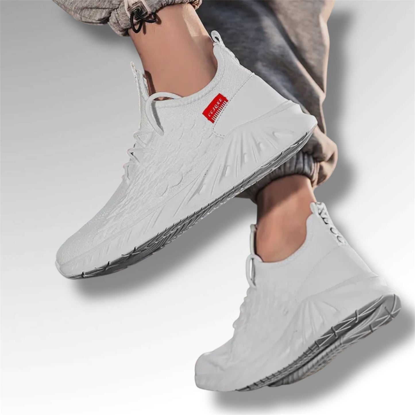 Chaussures de sport résistantes et tissées