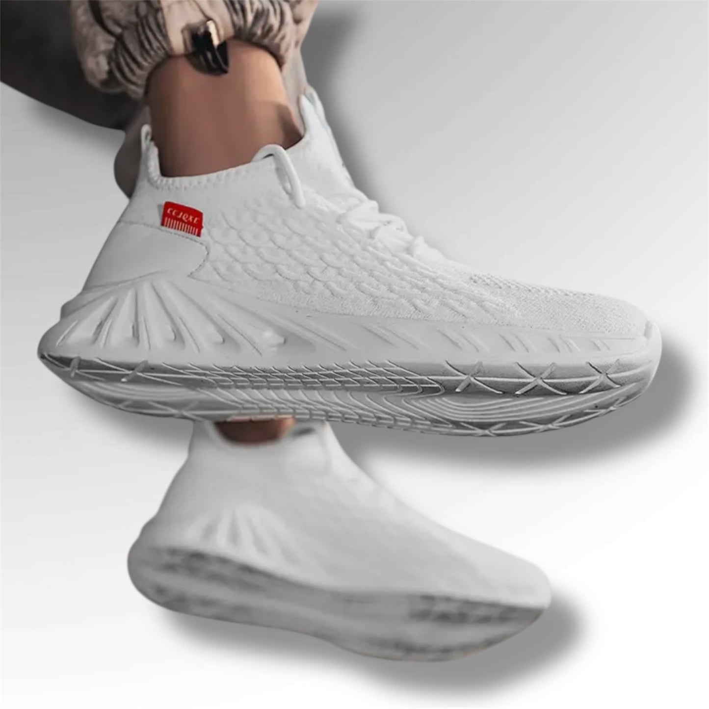 Chaussures de sport résistantes et tissées
