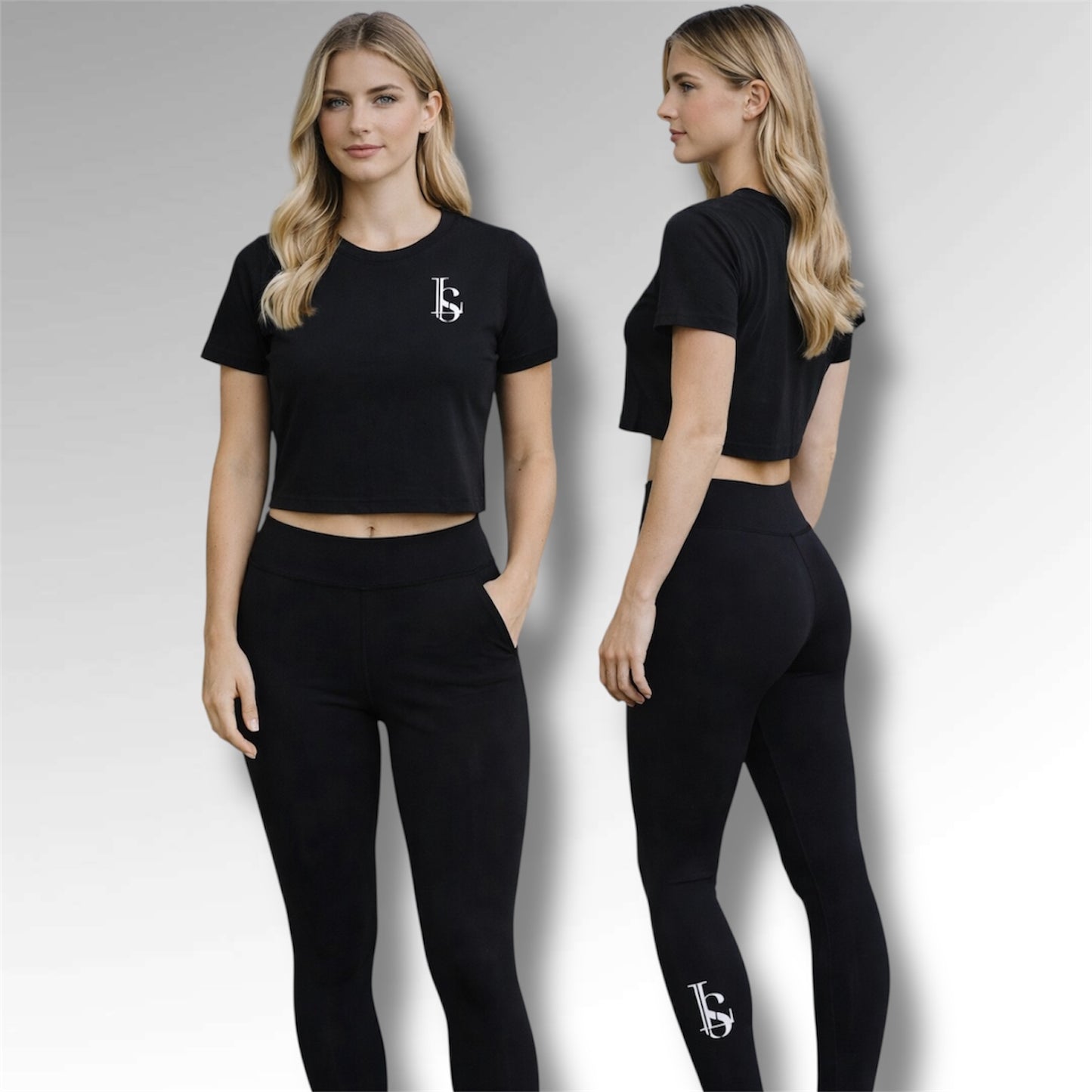 Ensemble Crop Legging Femme