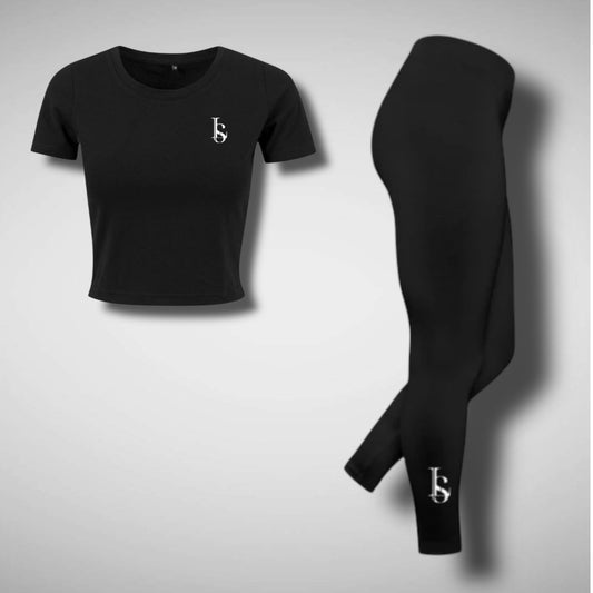 Ensemble Crop Legging Femme